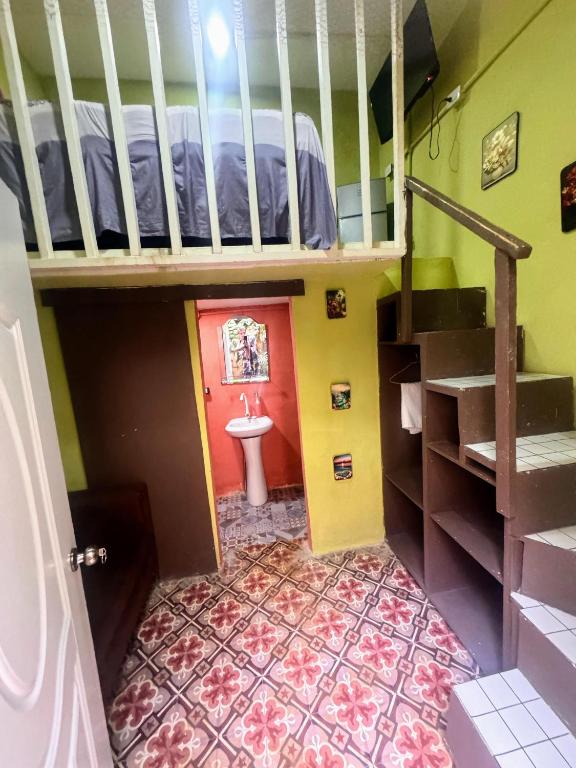 Postel nebo postele na pokoji v ubytování Hostel El Español