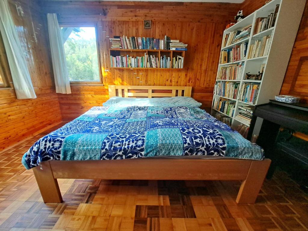 Knihovna v prázdninového domu
