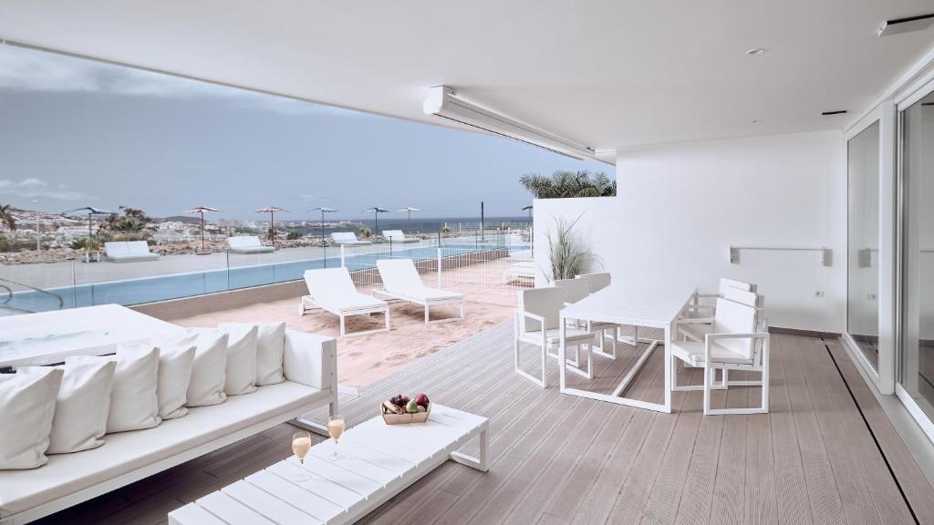 Balkón nebo terasa v ubytování Hotel Baobab Suites