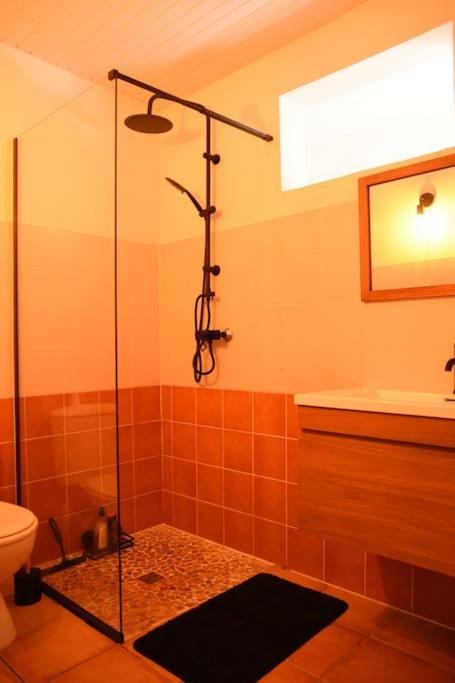 Koupelna v ubytování Maison Heiwa