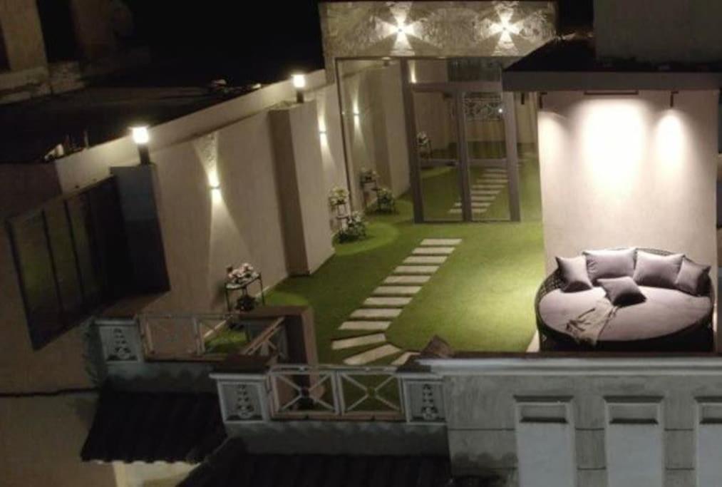 Posezení v ubytování Spacious Rooftop Apartment in 6 October City, Cairo