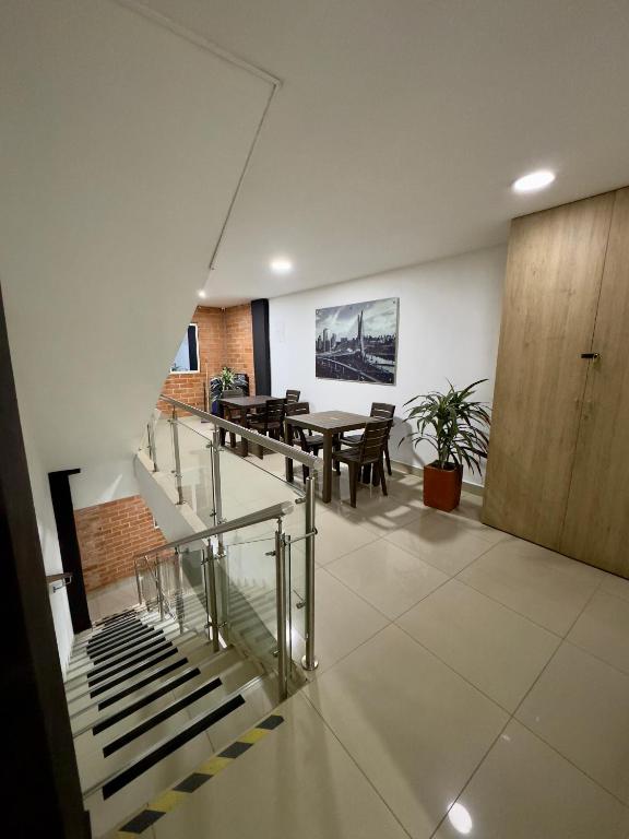 TV a/nebo společenská místnost v ubytování Hotel Select Medellin
