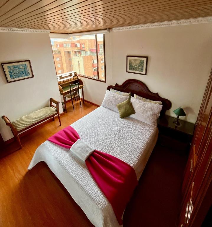 Postel nebo postele na pokoji v ubytování Elias Di Caprio - Habitaciones -