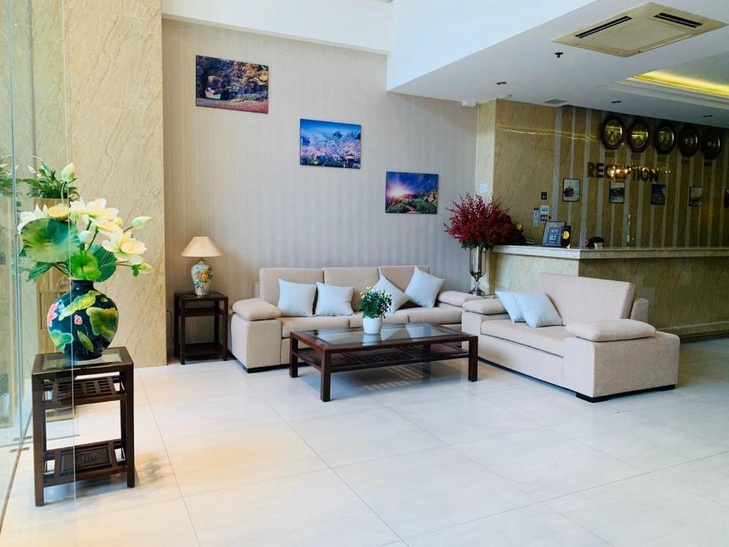 Posezení v ubytování Nhat Linh Hotel & Suites Da Nang