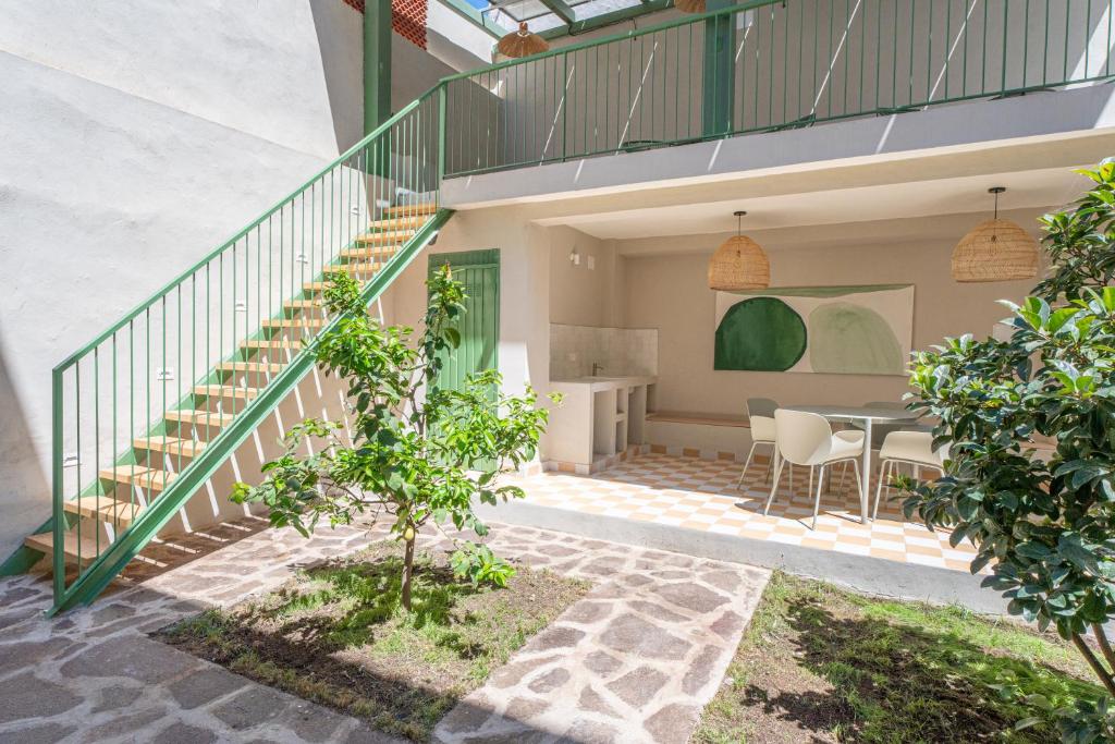 Balkón nebo terasa v ubytování Green Guest House Alghero