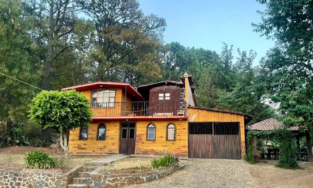 Budova, kde se prázdninový dům nachází