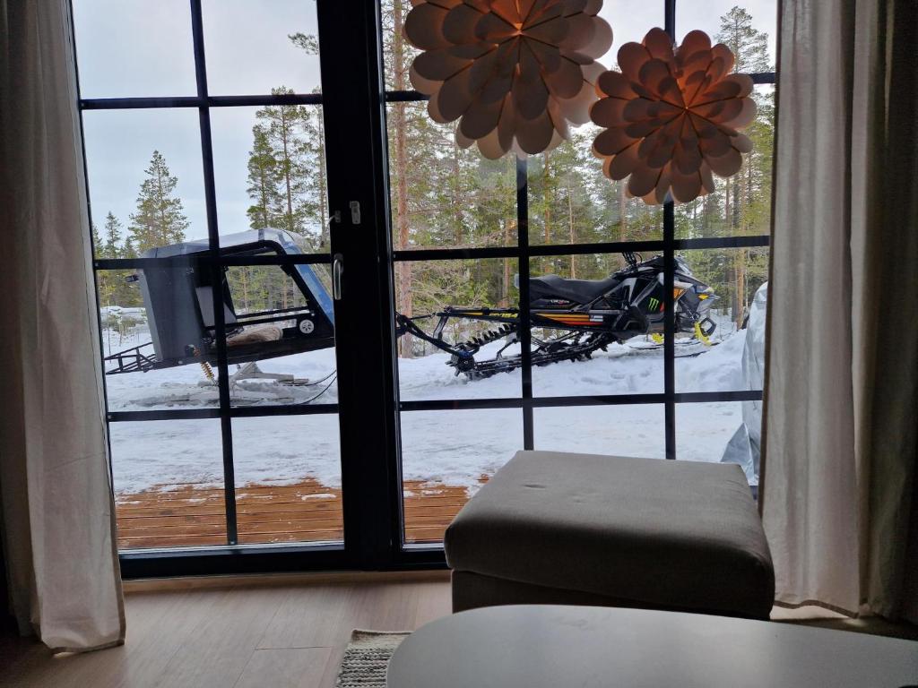 Posezení v ubytování Lindvallen Ski In Söderåstorget