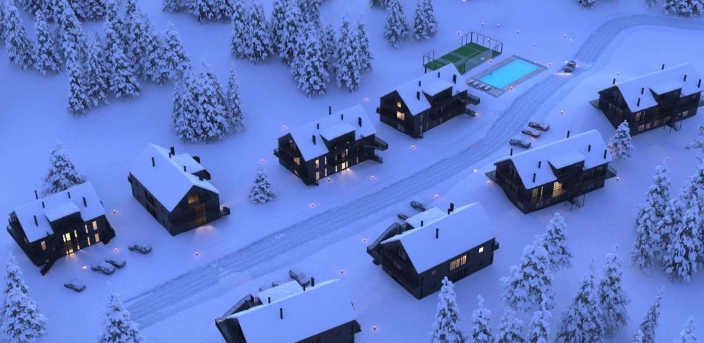 Lindvallen Ski In Söderåstorget v zimě