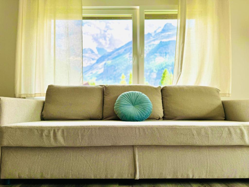 Posezení v ubytování Modern designed, luxury mountain view Apartment