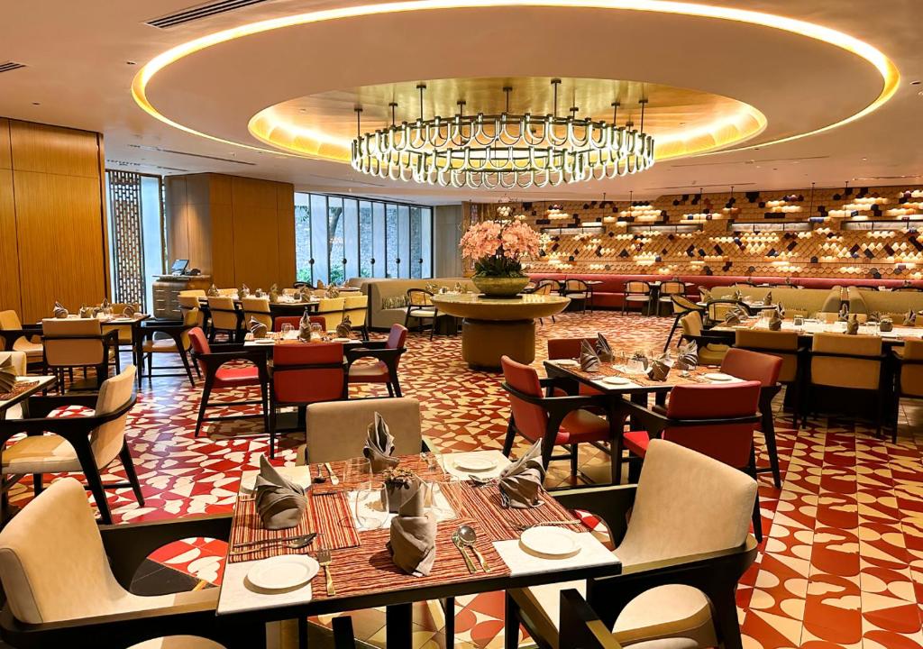 Restaurace v ubytování One World Hotel