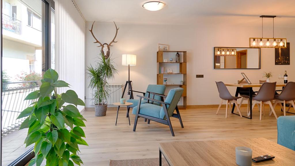 Posezení v ubytování Casa Tino