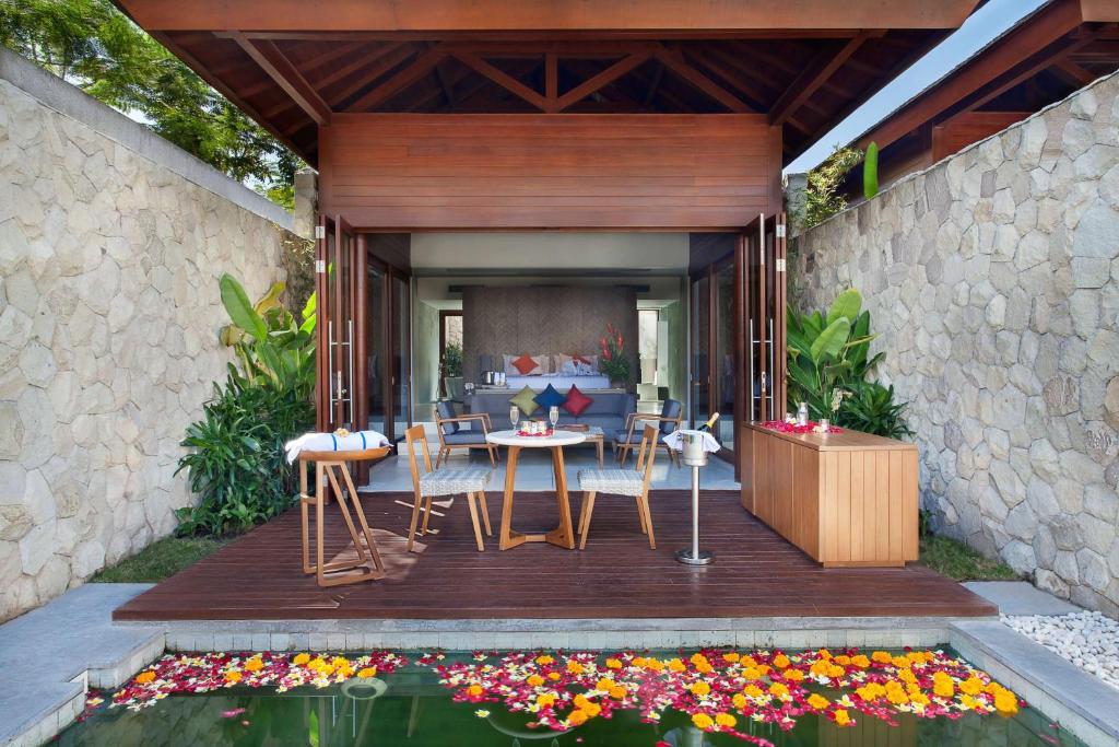 Balkón nebo terasa v ubytování Wyndham Tamansari Jivva Resort Bali