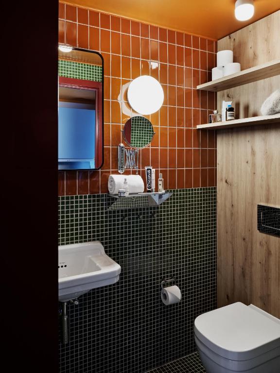 Koupelna v ubytování Dahei Apartment Hotel