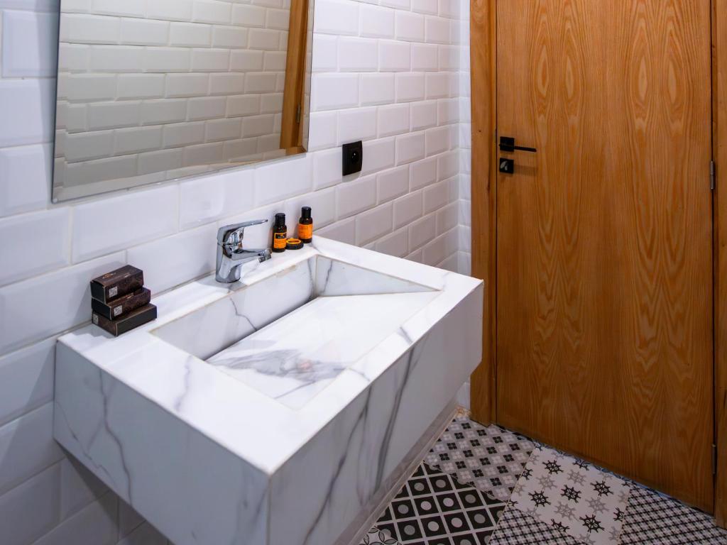 Koupelna v ubytování Unico Hotel Maarif