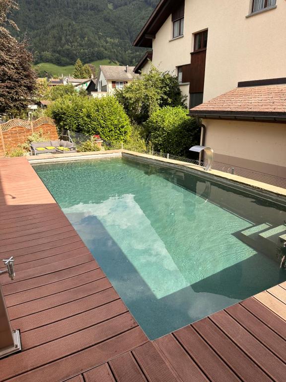 Bazén v ubytování Bed and Breakfast für ESAF 25 nebo v jeho okolí
