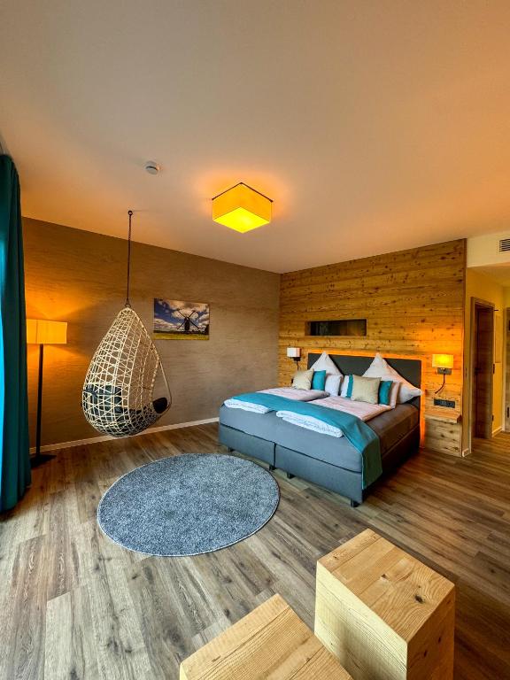 Postel nebo postele na pokoji v ubytování Veenland Hotel