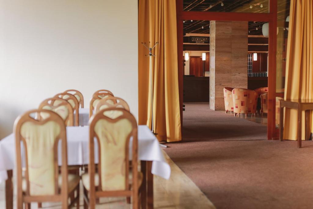 Posezení v ubytování ATLAS Hotel Tatry
