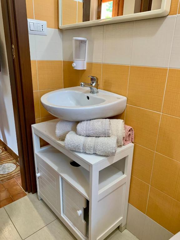 Koupelna v ubytování B & B Il Mirto 2