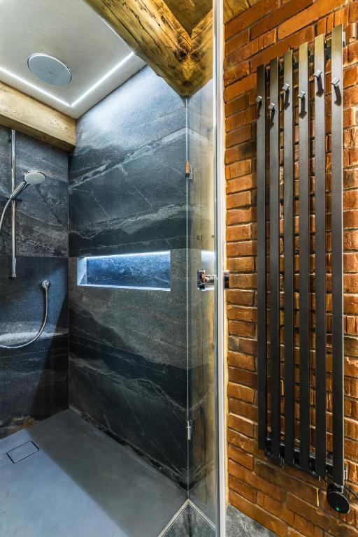 Kúpeľňa v ubytovaní Apartamenty Szymaszkowa