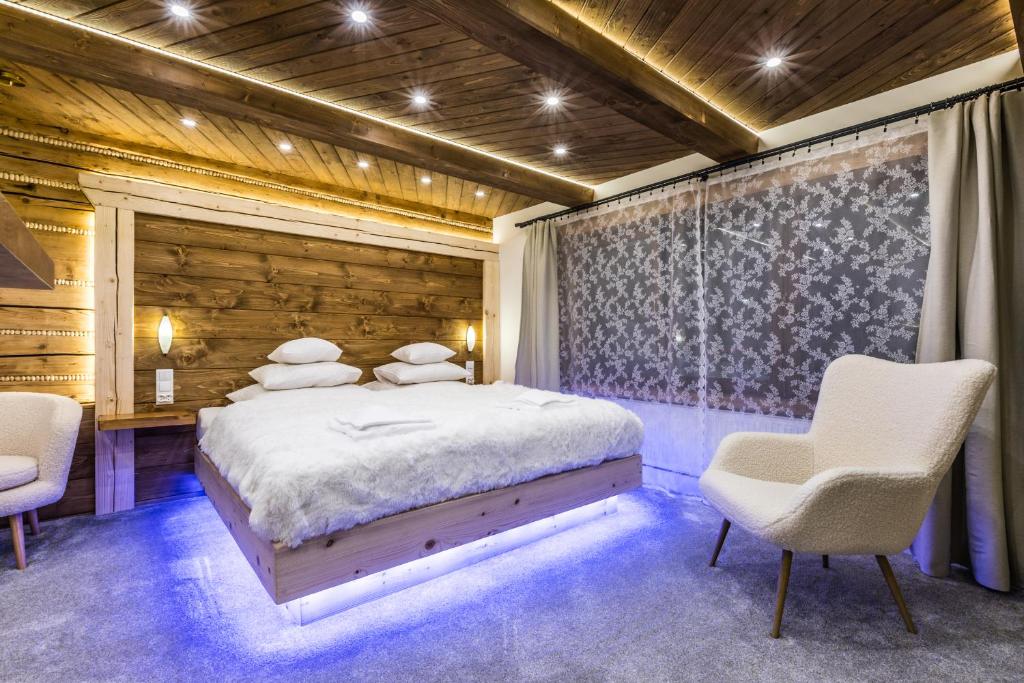 Posteľ alebo postele v izbe v ubytovaní Apartamenty Szymaszkowa