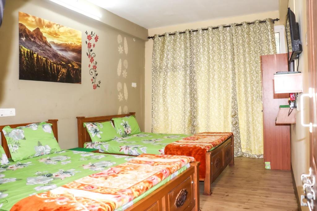 Postel nebo postele na pokoji v ubytování Themapleview