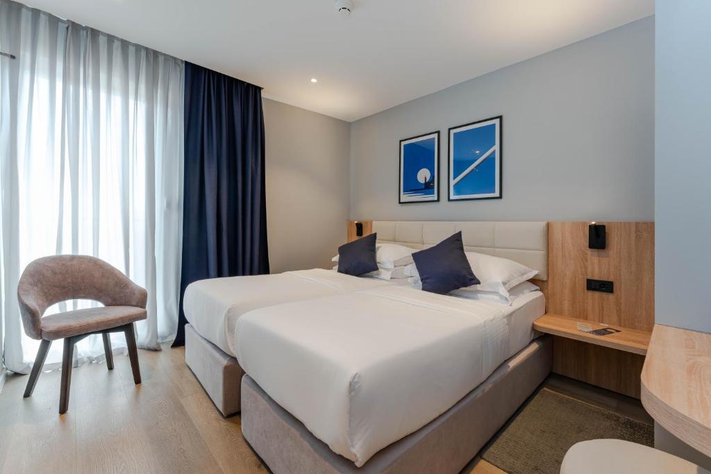 Hotel A'mareにあるベッド