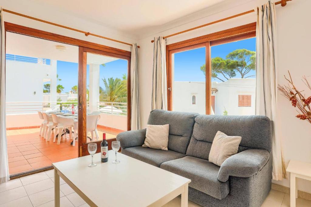 A seating area at Villa Pou Dor by Villa Plus
