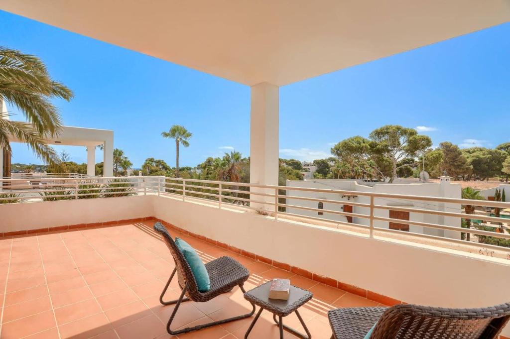 A balcony or terrace at Villa Pou Dor by Villa Plus