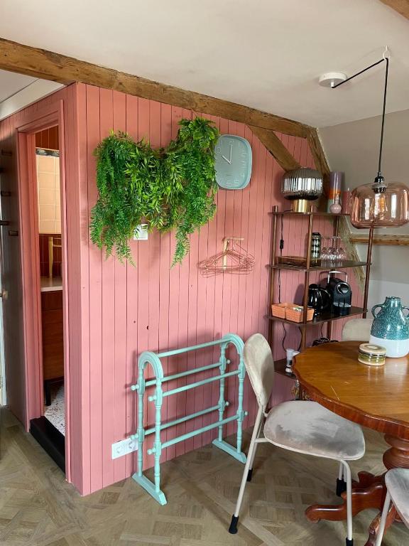 Kuchyň nebo kuchyňský kout v ubytování B&B Suupmarkt
