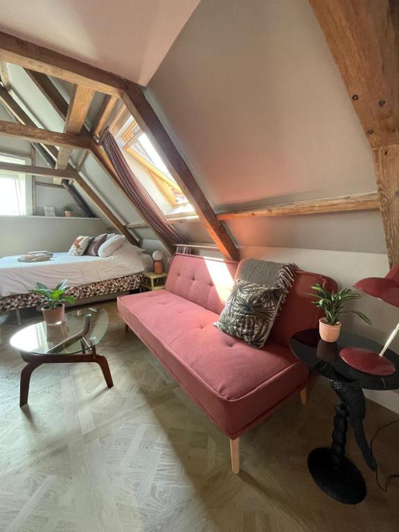 Postel nebo postele na pokoji v ubytování B&B Suupmarkt