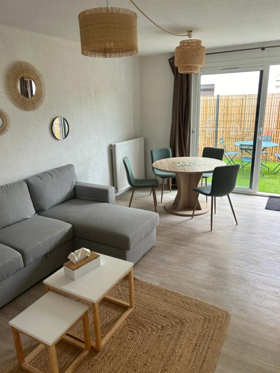 Posezení v ubytování Maison Albi parc Rochegude