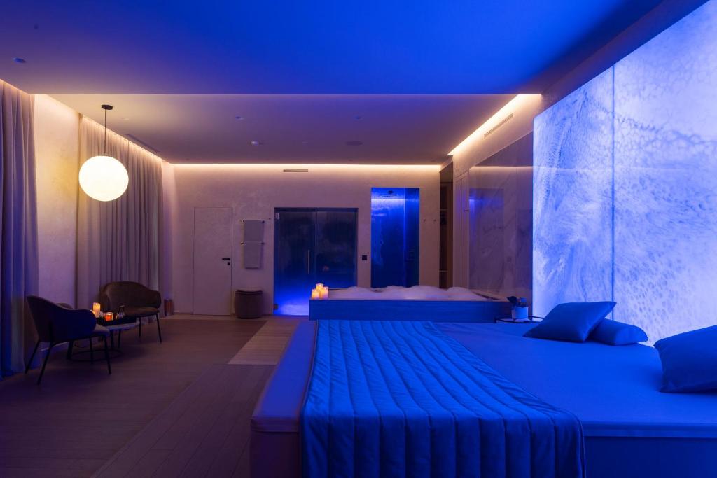 Boutique Hotel Stresa客房内的一张或多张床位
