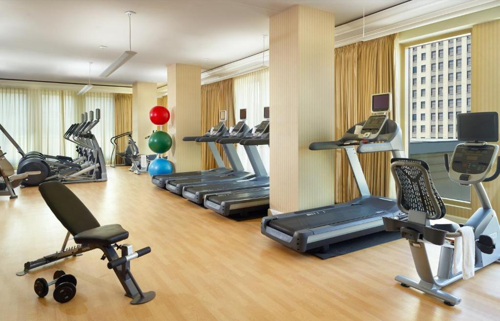 Fitness centrum a/nebo fitness zařízení v ubytování Mokara Hotel & Spa
