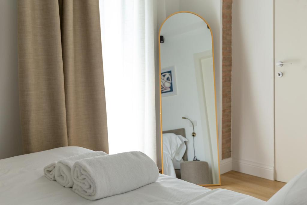 Postel nebo postele na pokoji v ubytování Tenuta Asmara Luxury Resort