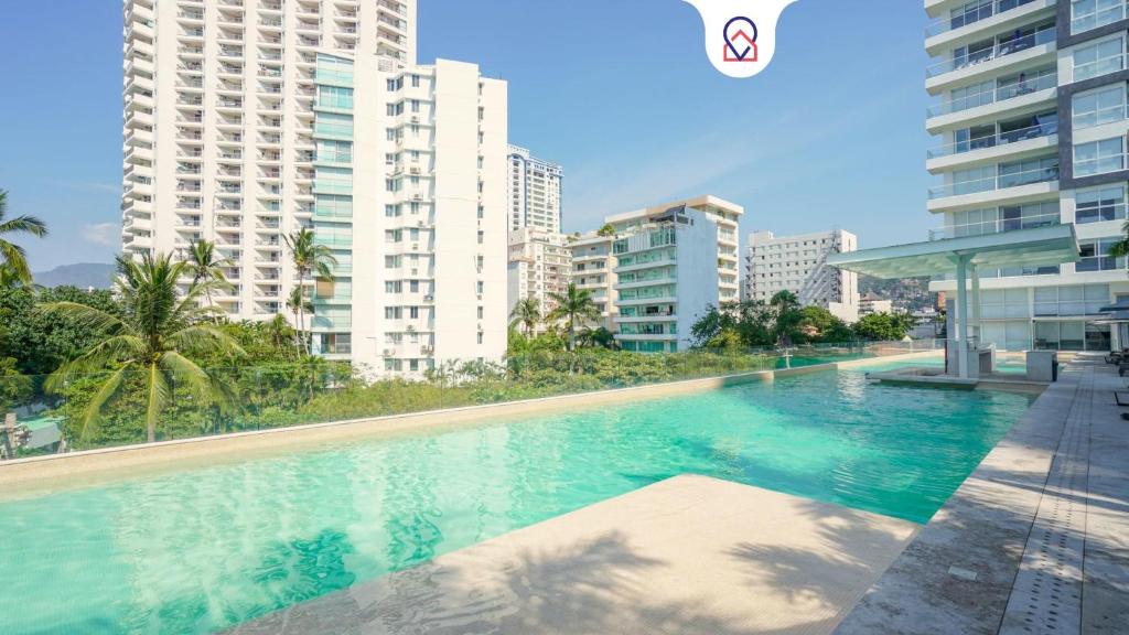 Kolam renang di atau dekat dengan New Beachfront Paradise at Armandos Le Club