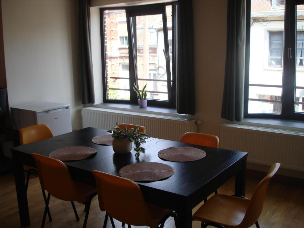 Posezení v ubytování Appartement Courcelles