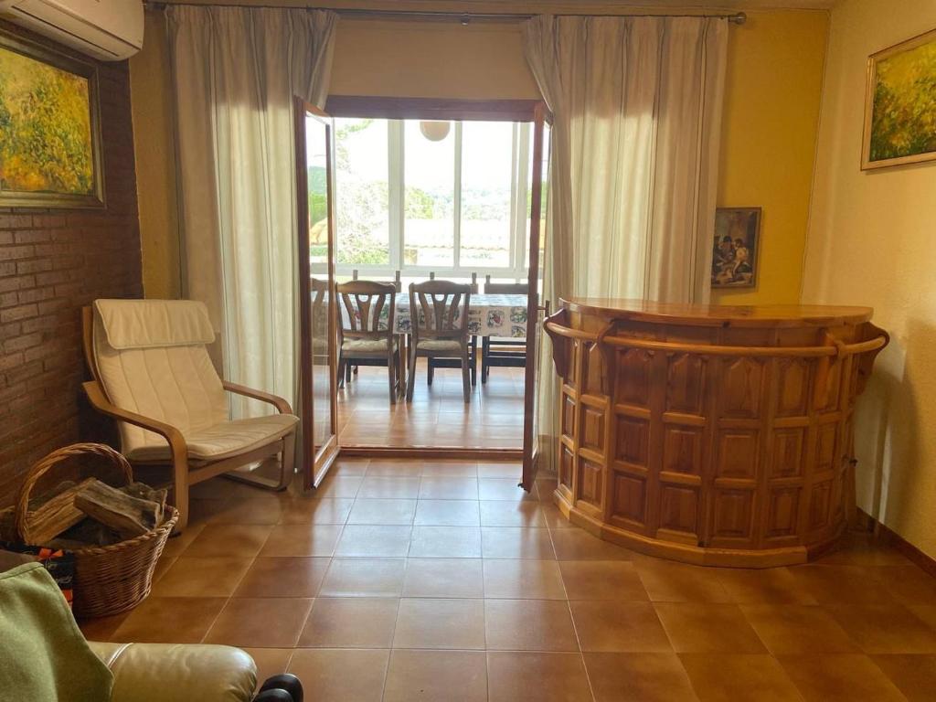 Zona de estar de Casa de campo en pelayos