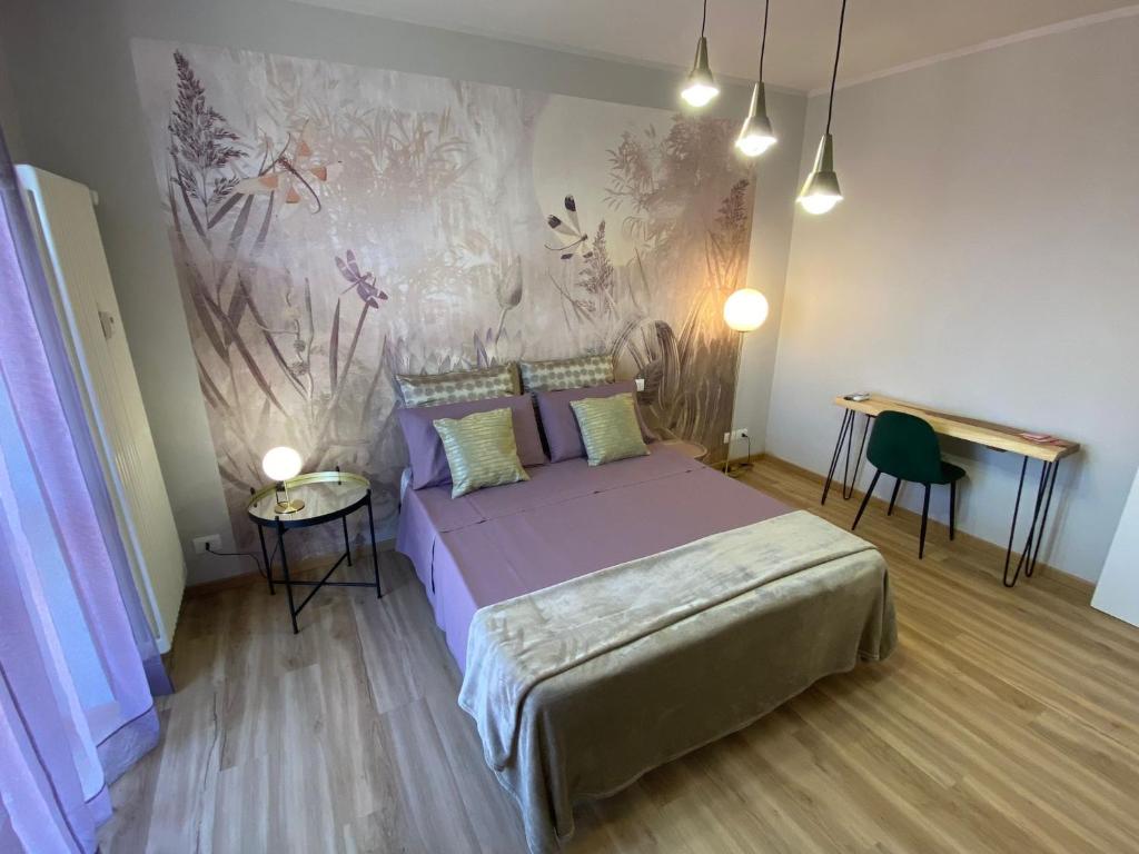 Postel nebo postele na pokoji v ubytování Inn Alba