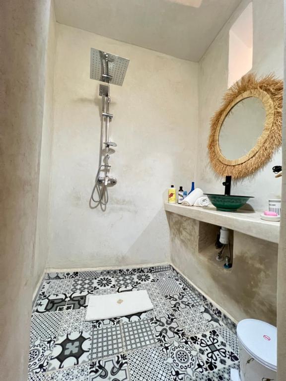Koupelna v ubytování Riad Sala Art Marrakech