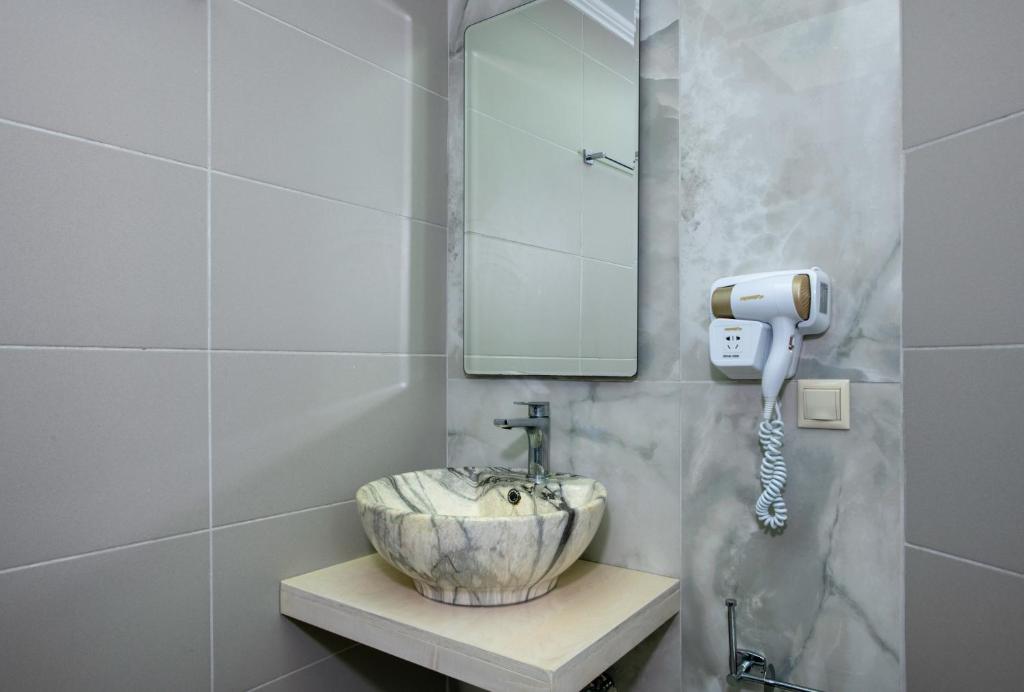 Kúpeľňa v ubytovaní Labyrinth Hotel