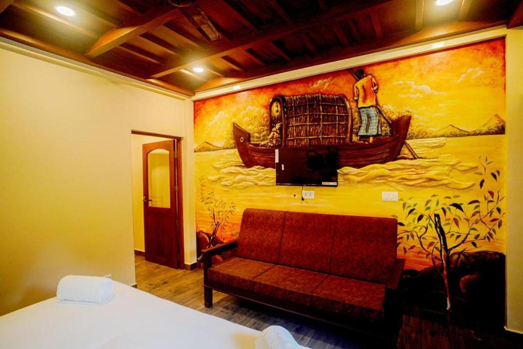 Postel nebo postele na pokoji v ubytování Falcon Riverview Resorts