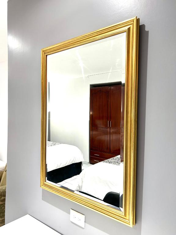 Postel nebo postele na pokoji v ubytování ACCEL Hotel La Quinta