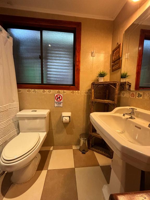 Koupelna v ubytování Miramonte B&B