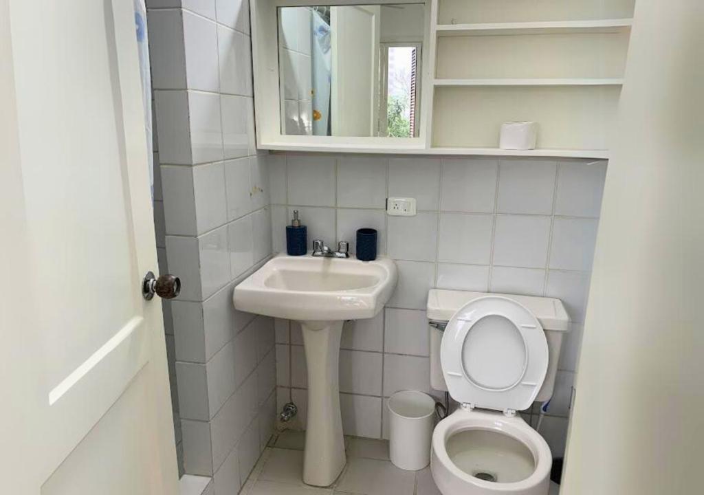 Koupelna v ubytování Hermosa Casa de 3 pisos