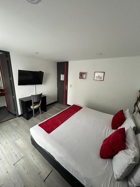 Postel nebo postele na pokoji v ubytování AW Hotel Ariston