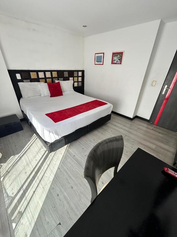 Postel nebo postele na pokoji v ubytování AW Hotel Ariston