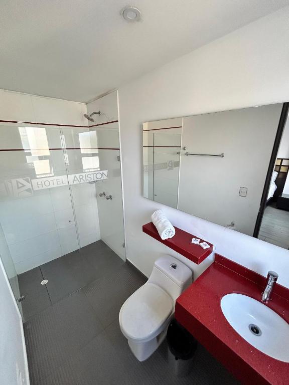 Postel nebo postele na pokoji v ubytování AW Hotel Ariston