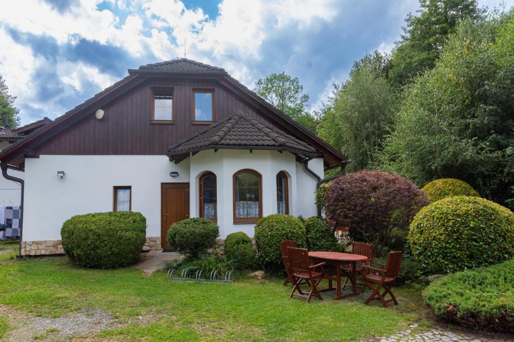 Zahrada ubytování Apartmány U Pivoněk
