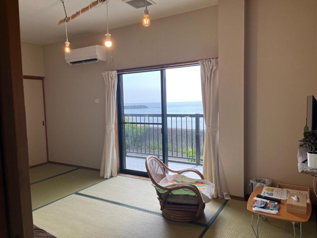 Balkón nebo terasa v ubytování 民宿たかはま Takahama Guest house