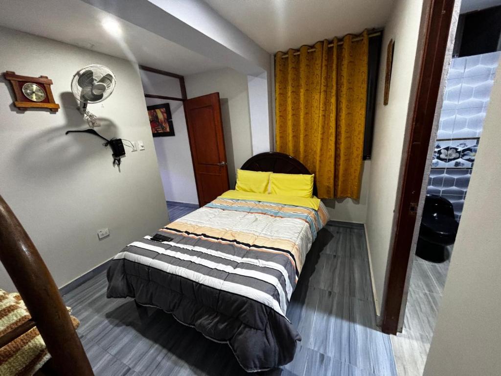 Postel nebo postele na pokoji v ubytování TRANSFER VIP HOSTEL